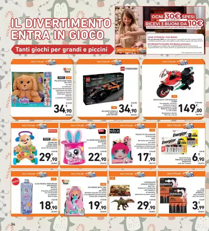  A Natale vivi una esperienza di gusto Sapori & Buone Feste da 12 dicembre a 26 dicembre di 2024 - Pagina del volantino 34