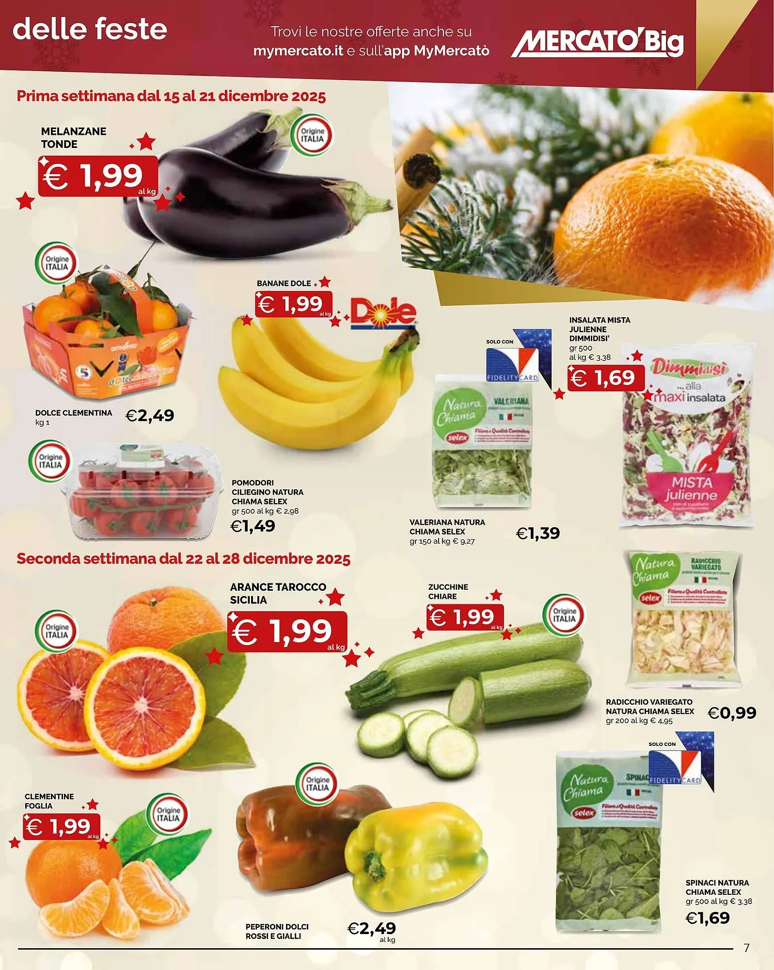 Volantino Mercatò Big da 15 dicembre a 28 dicembre di 2025 - Pagina del volantino 7