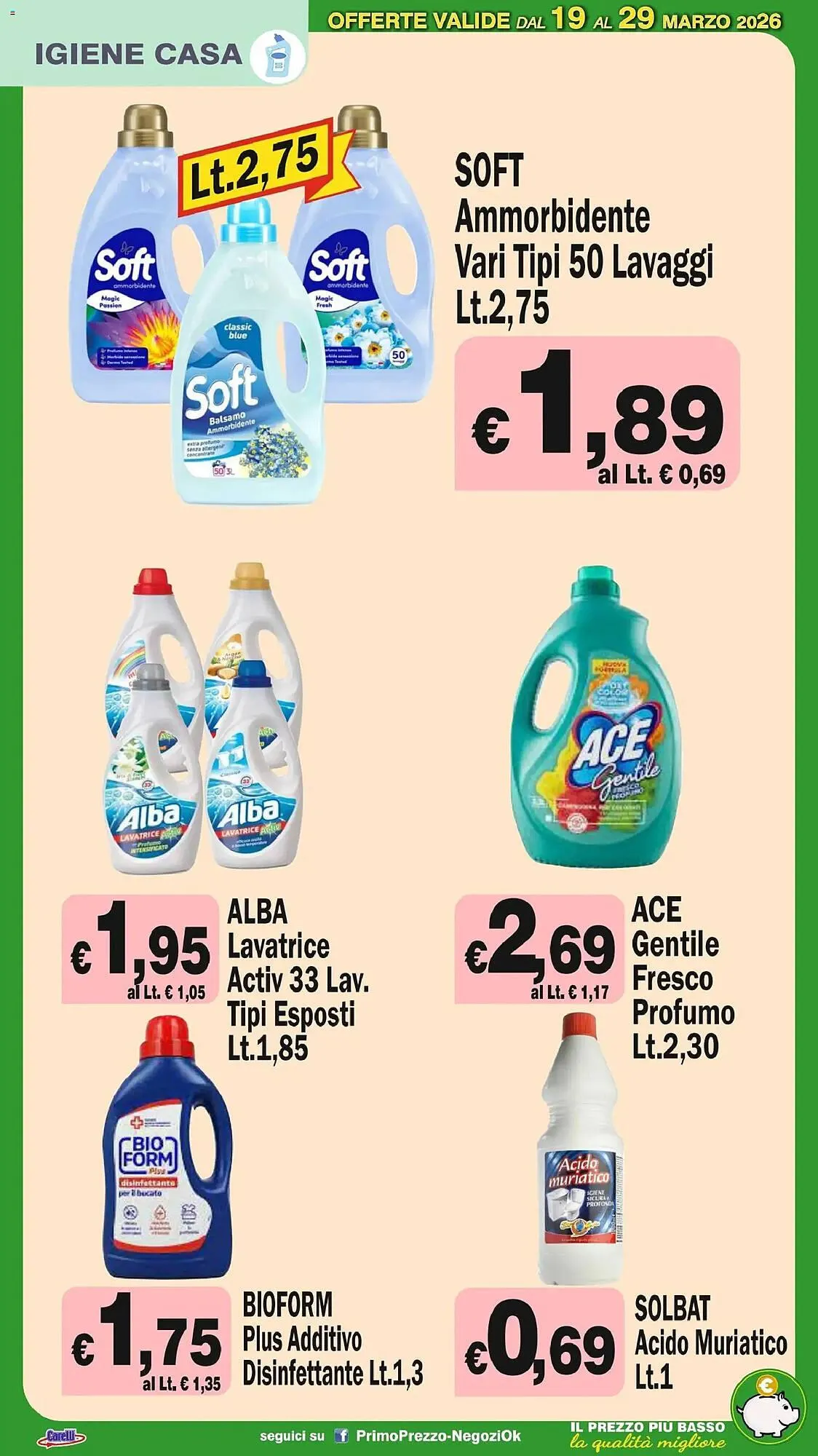 Volantino Primo Prezzo da 19 marzo a 29 marzo di 2026 - Pagina del volantino 23