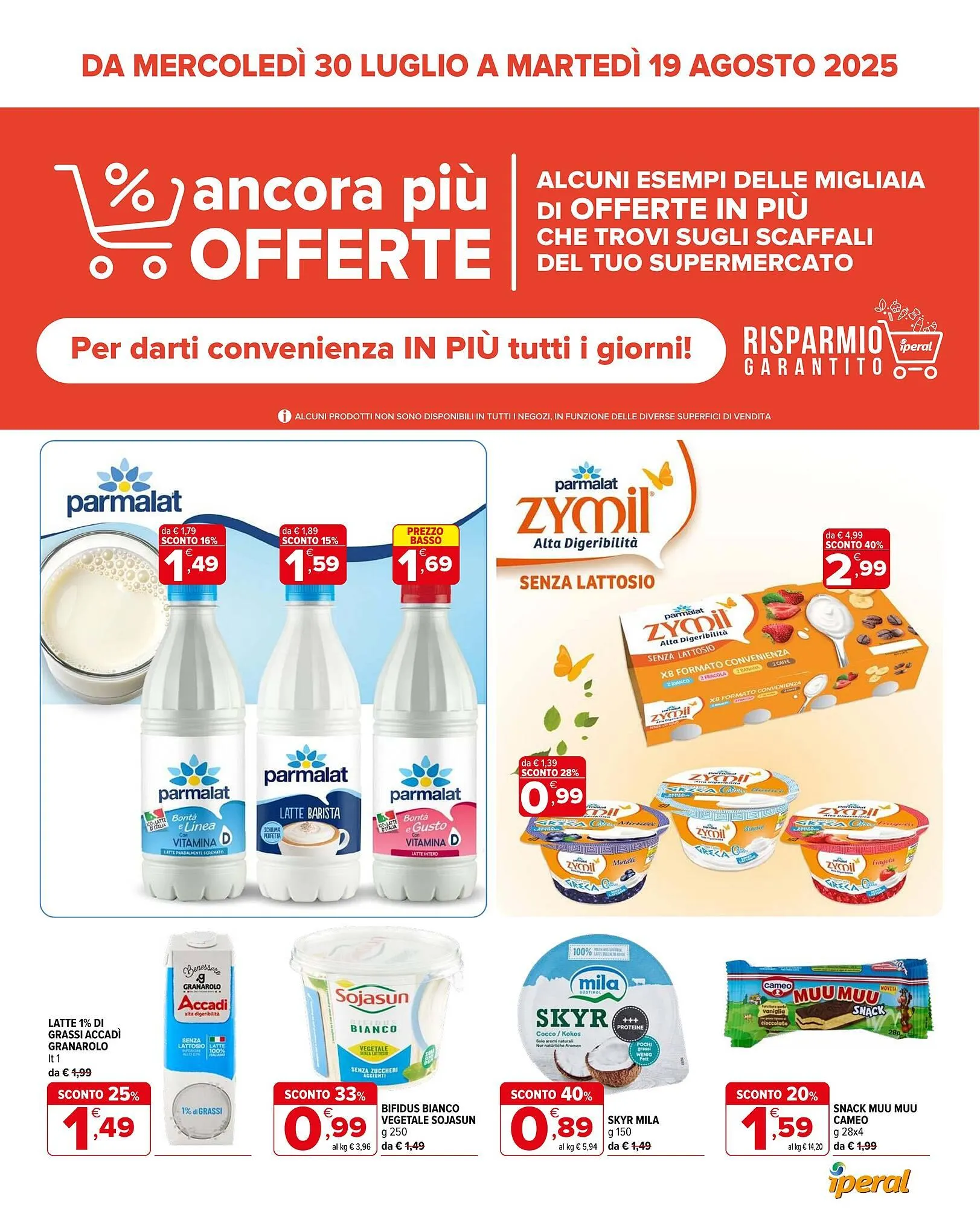 Volantino Iperal da 30 luglio a 19 agosto di 2025 - Pagina del volantino 1