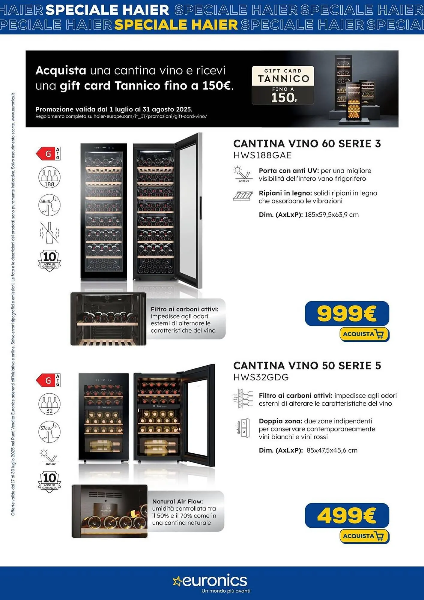 Volantino Euronics da 17 luglio a 30 luglio di 2025 - Pagina del volantino 8