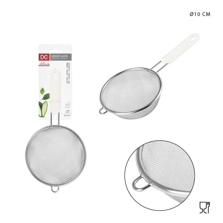 Dc Casa - Round Steel Colander W/Handle D10Cm