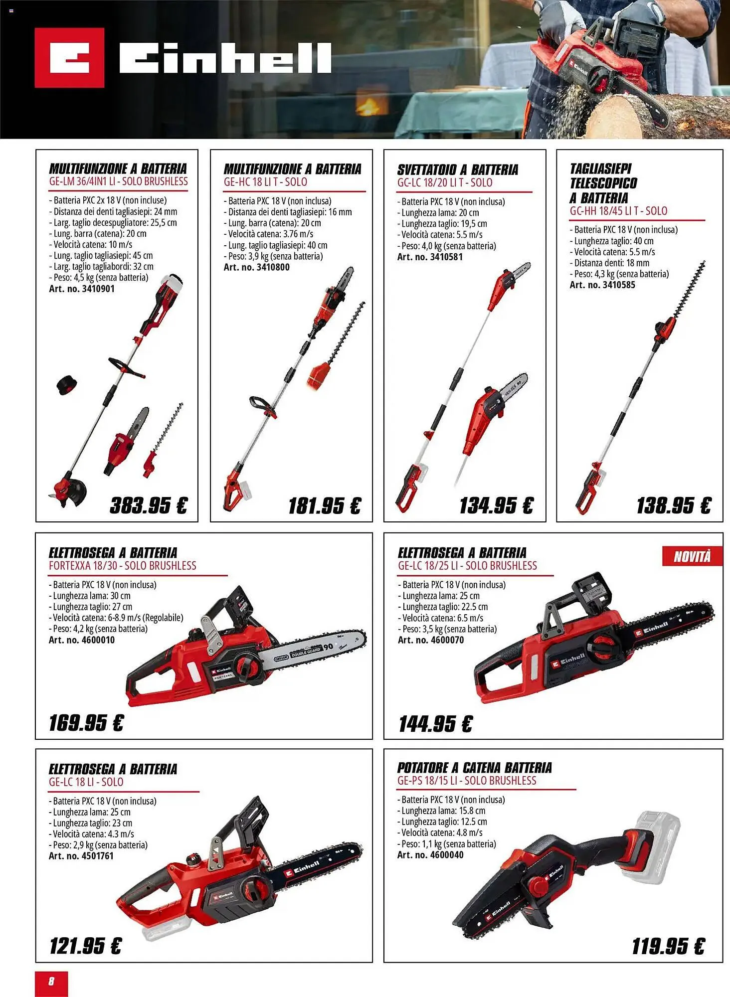 Volantino Einhell da 2 febbraio a 31 maggio di 2026 - Pagina del volantino 8