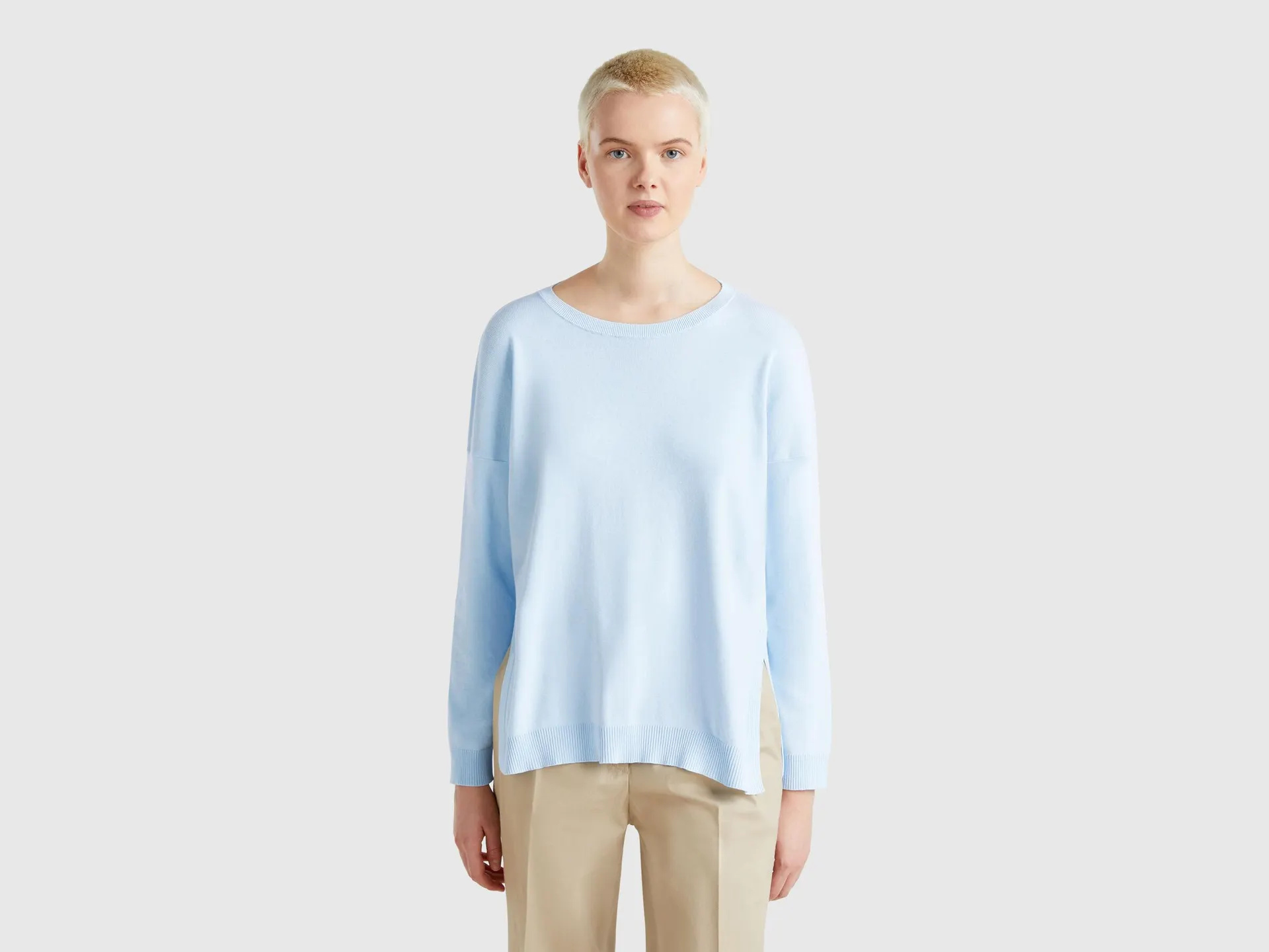 Maglia in cotone over fit