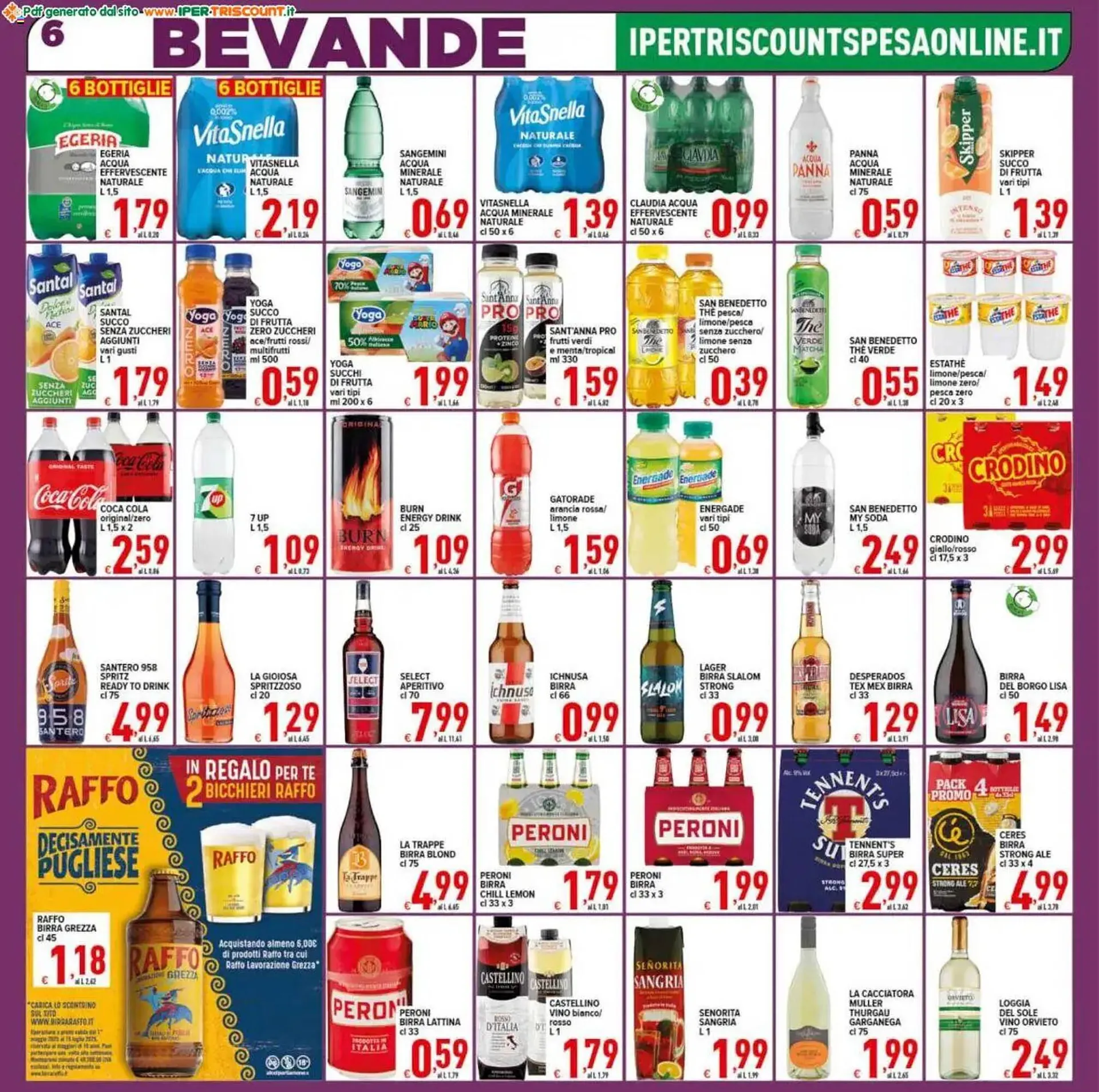 Volantino Iper Triscount da 4 luglio a 15 luglio di 2025 - Pagina del volantino 6