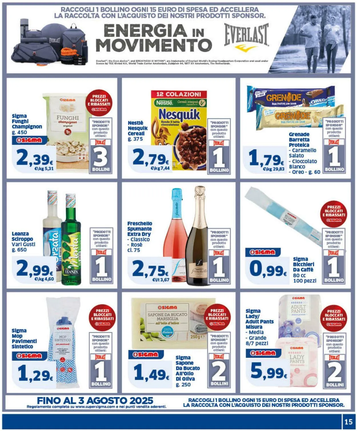 Sigma - Roma Volantino attuale da 25 luglio a 4 agosto di 2025 - Pagina del volantino 15