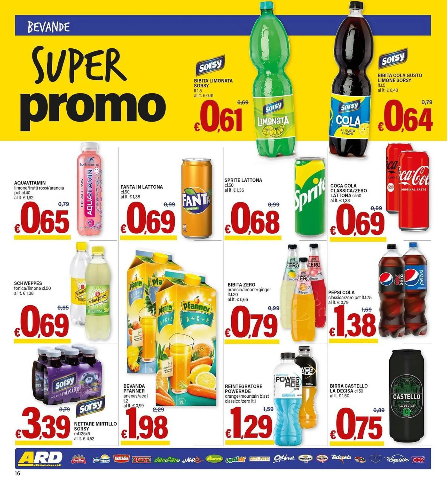 Volantino Ard Discount da 19 agosto a 1 settembre di 2024 - Pagina del volantino 16