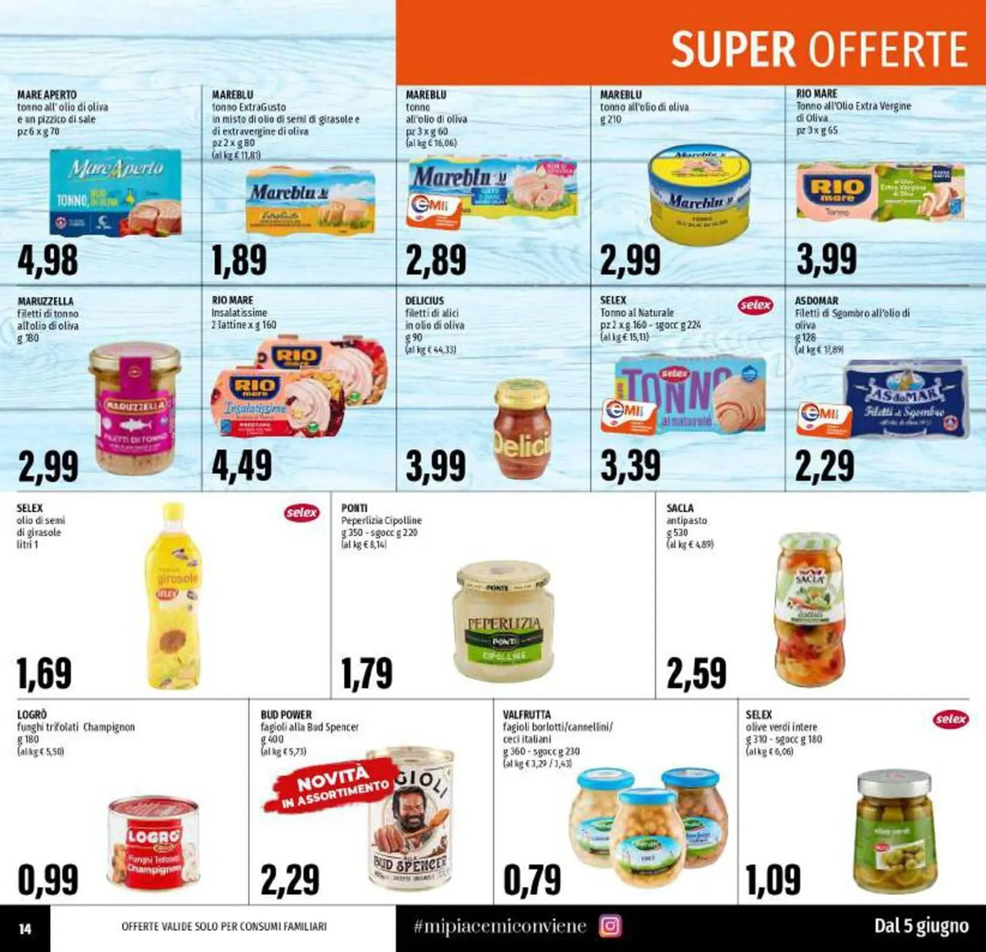 Volantino Emi Supermercati da 5 giugno a 18 giugno di 2025 - Pagina del volantino 14