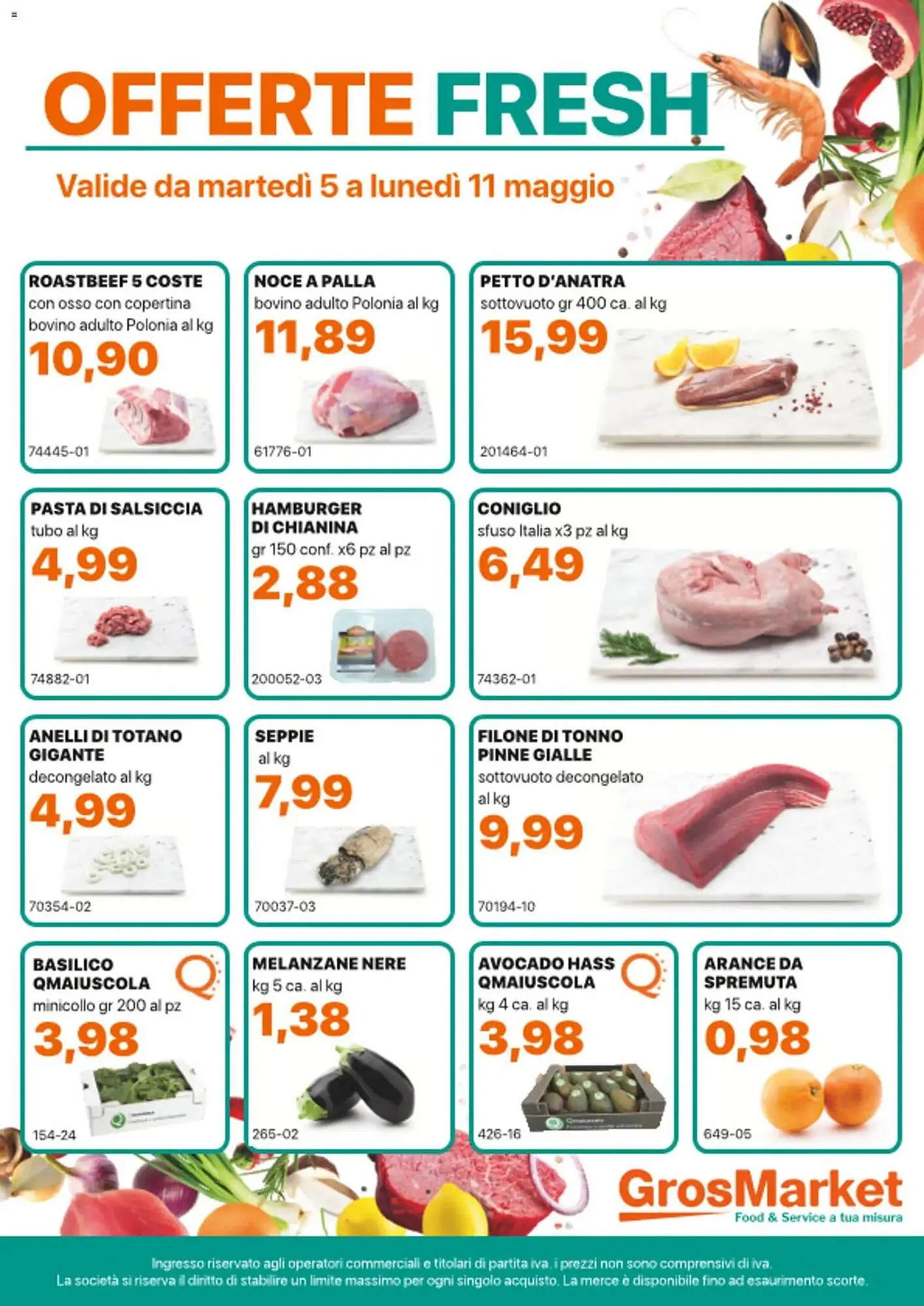 Volantino GrosMarket da 5 maggio a 11 maggio di 2026 - Pagina del volantino 1