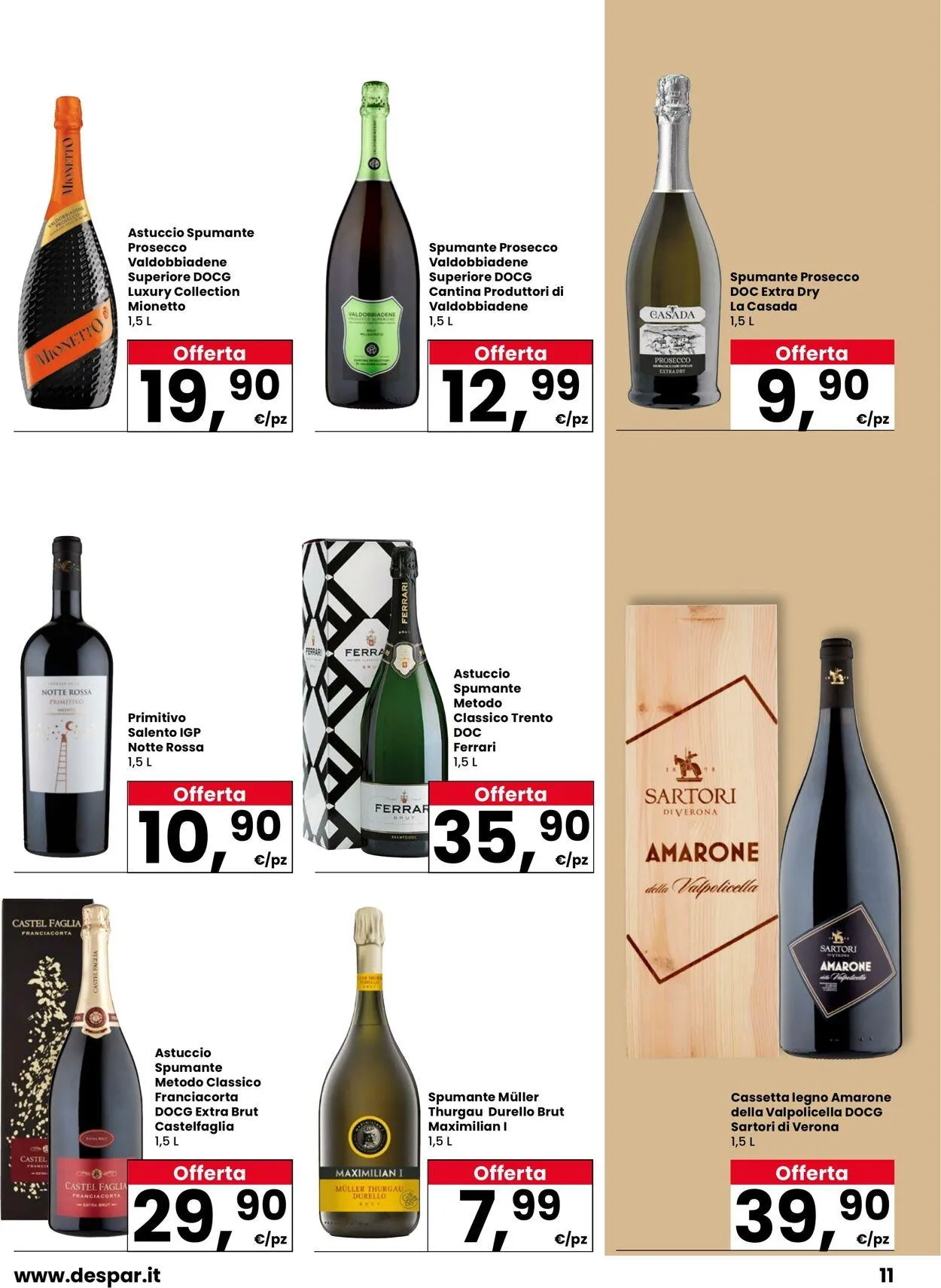 Eurospar Volantino attuale da 6 novembre a 31 dicembre di 2025 - Pagina del volantino 11