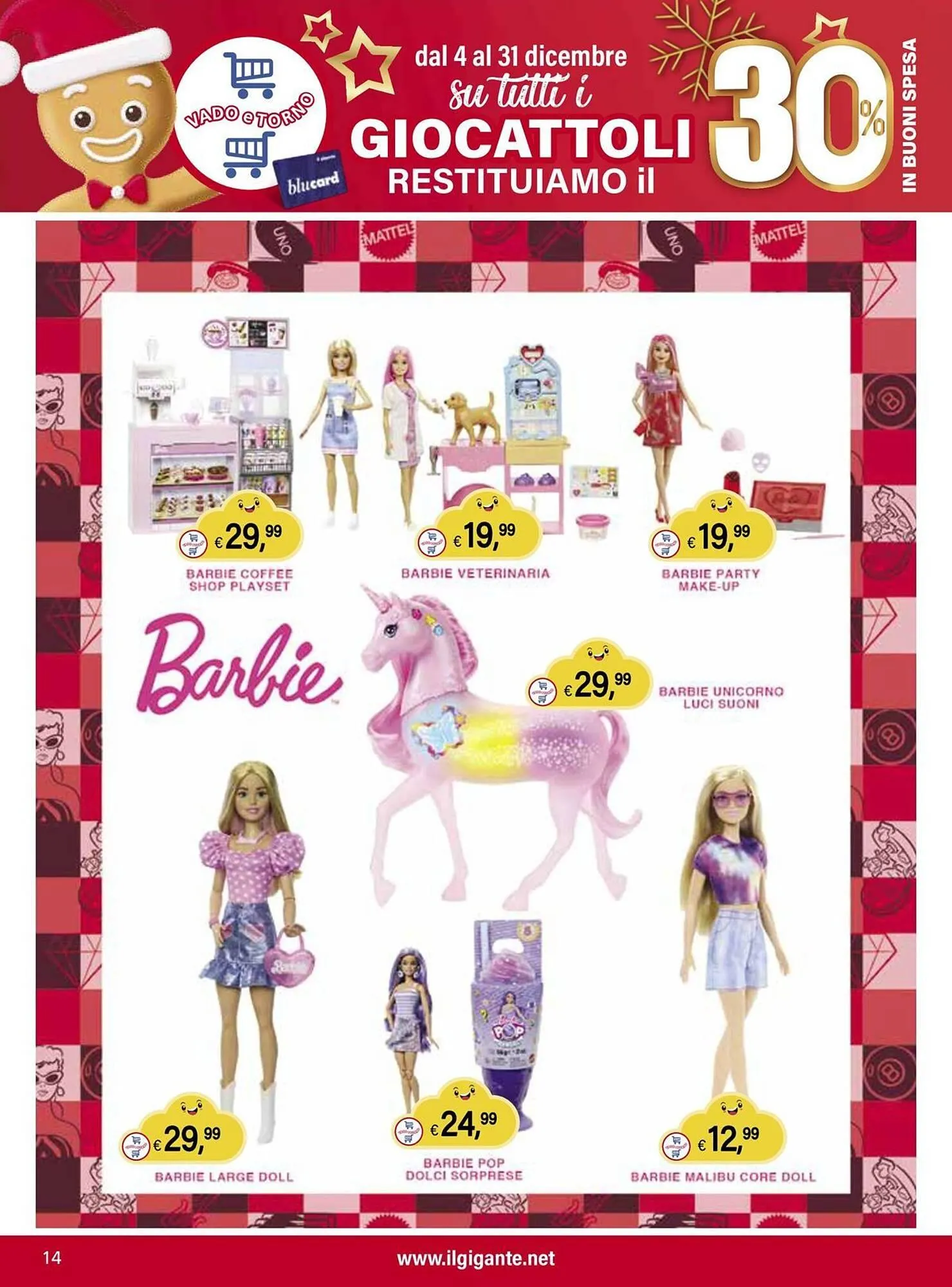 Volantino Il Gigante da 4 dicembre a 31 dicembre di 2025 - Pagina del volantino 14