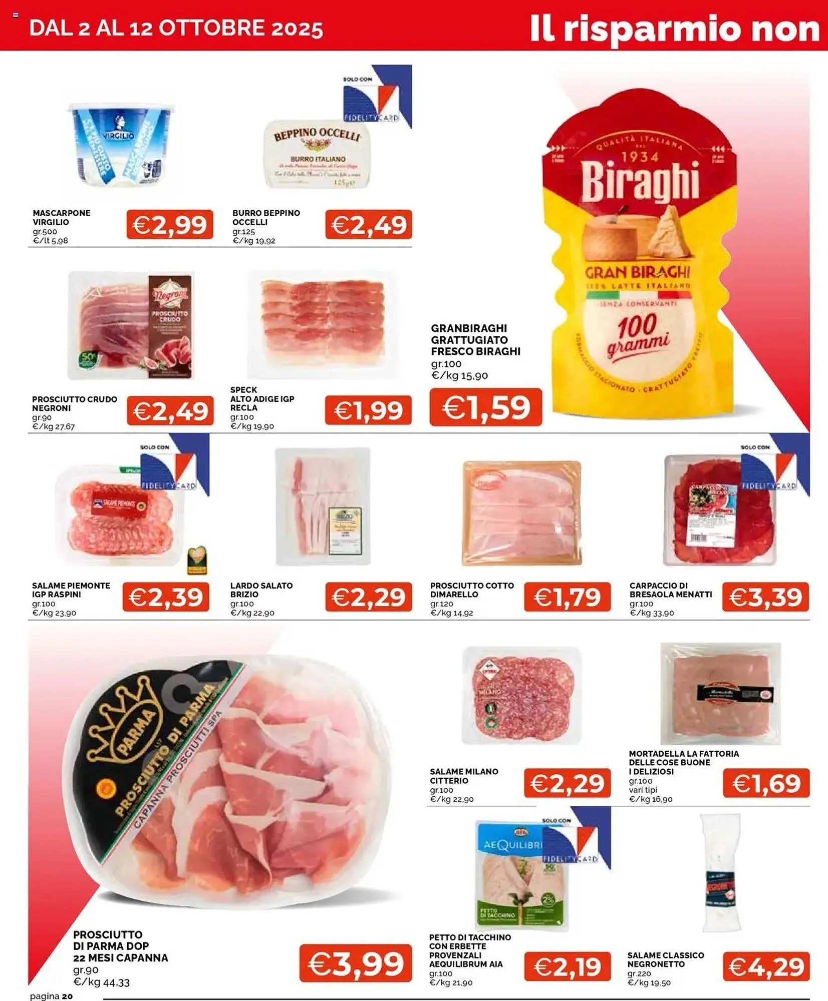 Volantino Mercatò da 2 ottobre a 12 ottobre di 2025 - Pagina del volantino 20
