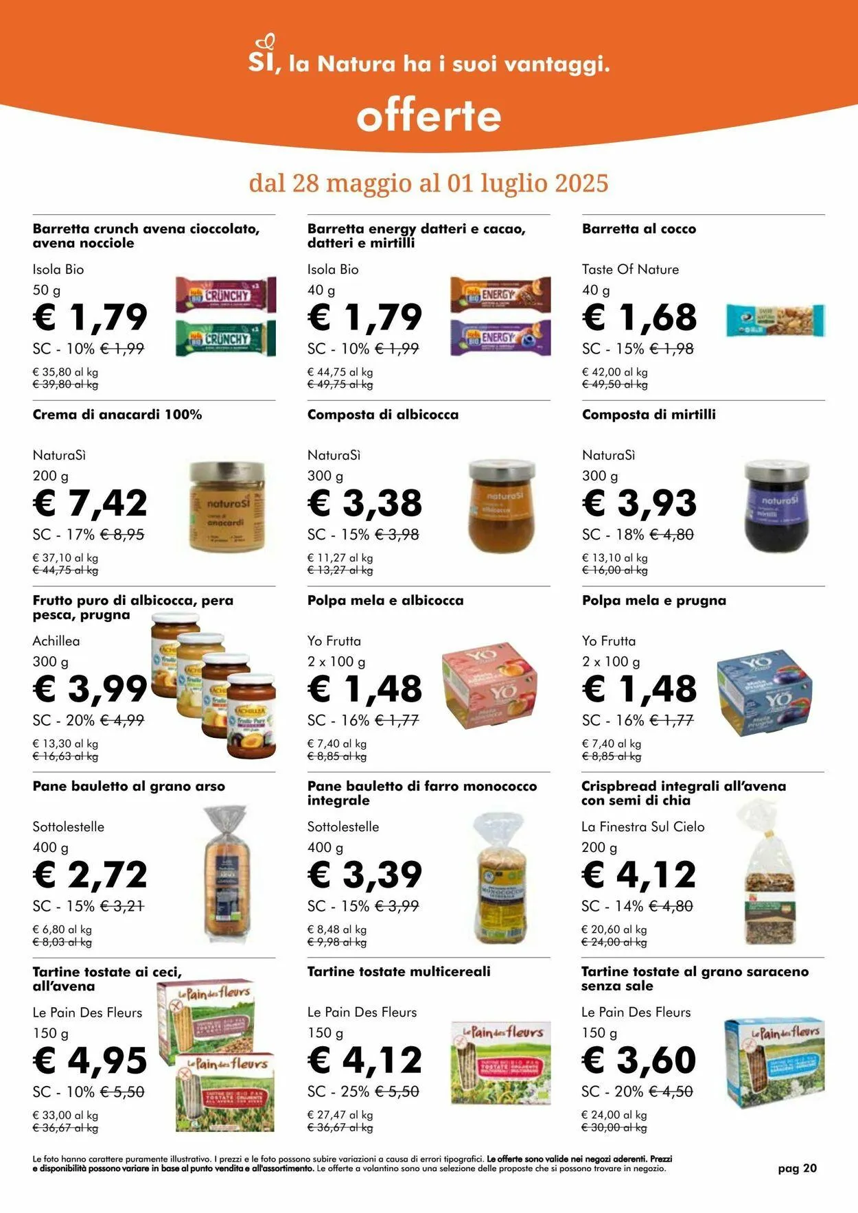 Natura Sì Volantino attuale da 8 luglio a 22 luglio di 2025 - Pagina del volantino 20
