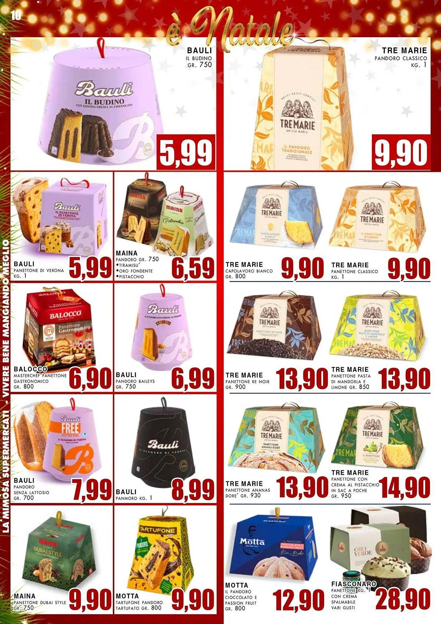 Volantino La Mimosa Supermercati da 15 dicembre a 24 dicembre di 2025 - Pagina del volantino 10
