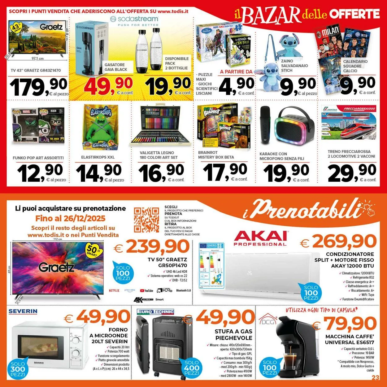 Todis Volantino attuale da 24 dicembre a 7 gennaio di 2026 - Pagina del volantino 23
