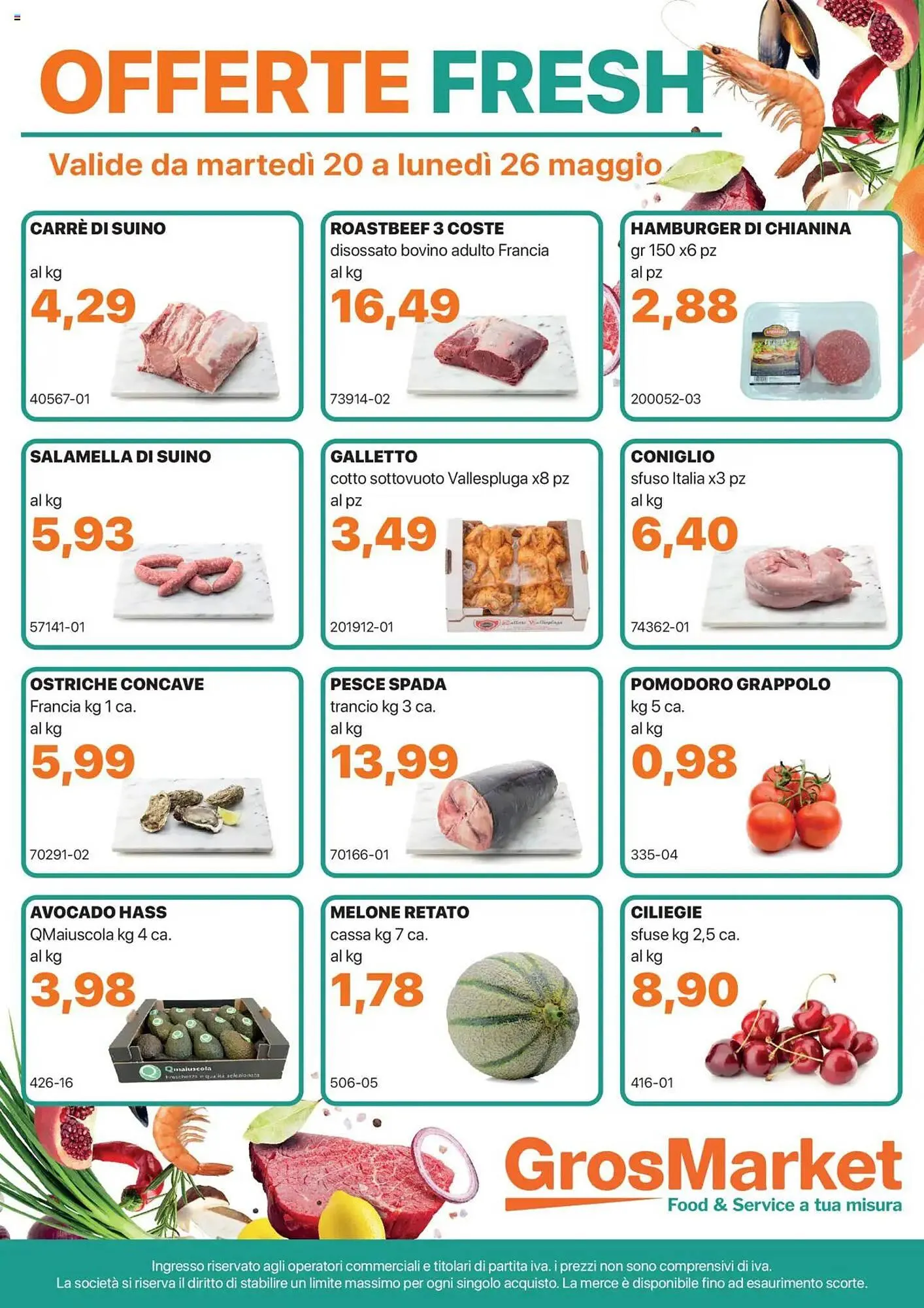 Volantino GrosMarket da 20 maggio a 26 maggio di 2025 - Pagina del volantino 1