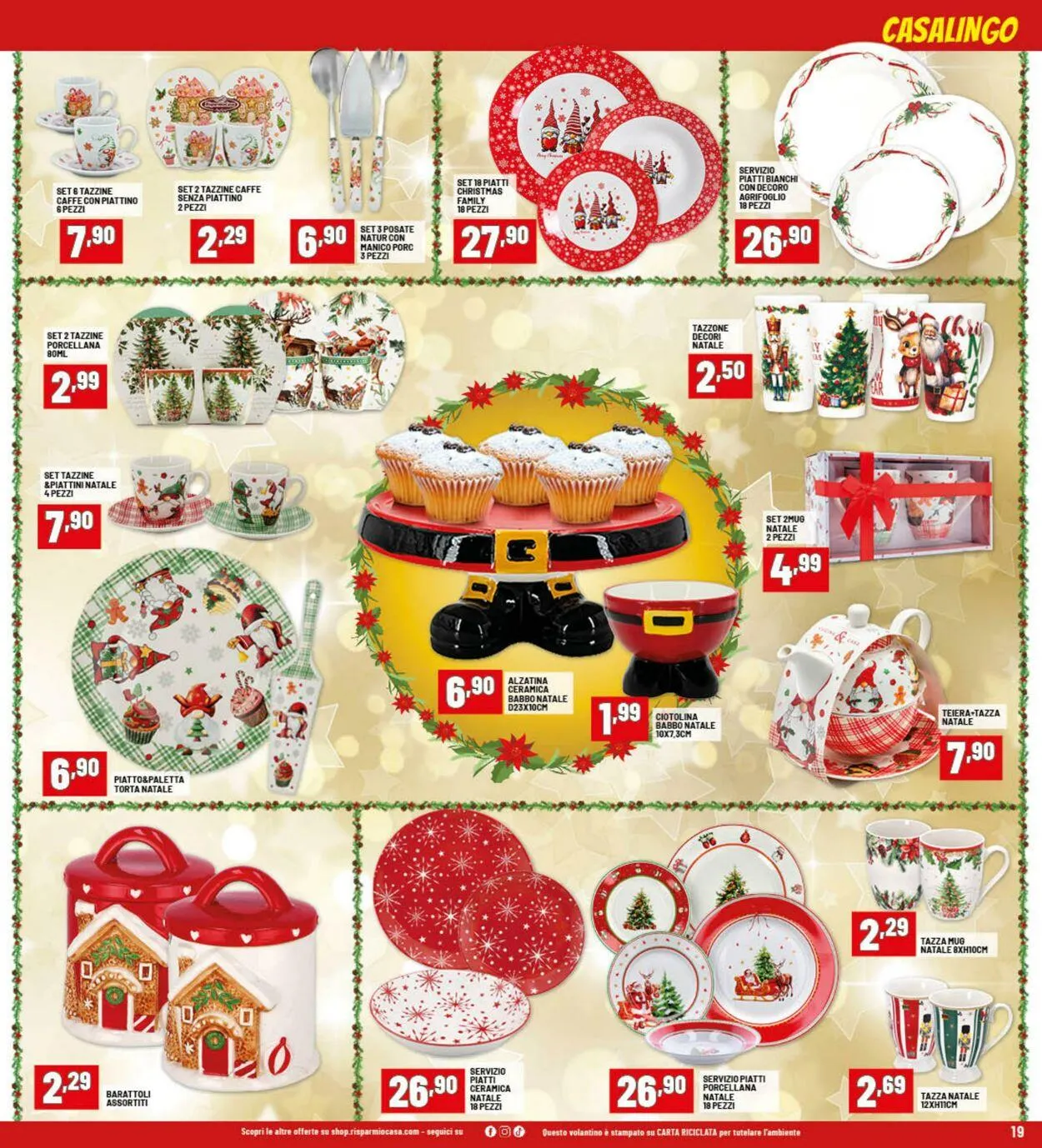 Risparmio Casa Volantino attuale da 26 novembre a 20 dicembre di 2025 - Pagina del volantino 19