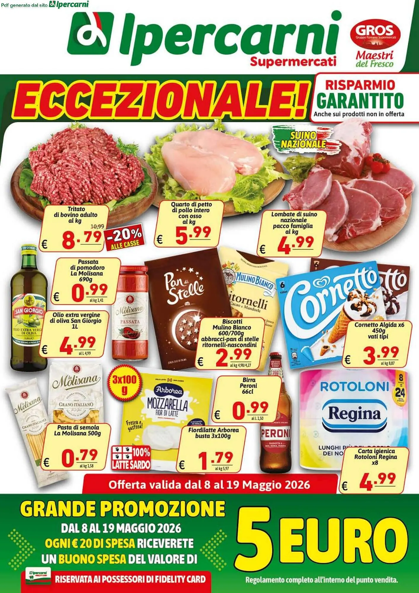 Volantino Ipercarni da 8 maggio a 19 maggio di 2026 - Pagina del volantino 1