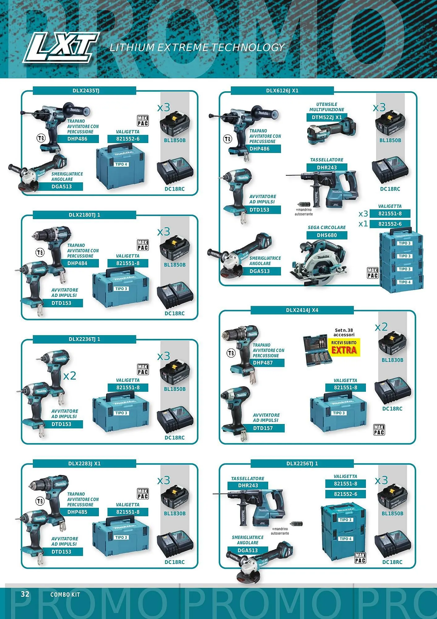 Volantino Makita da 1 ottobre a 31 marzo di 2024 - Pagina del volantino 34