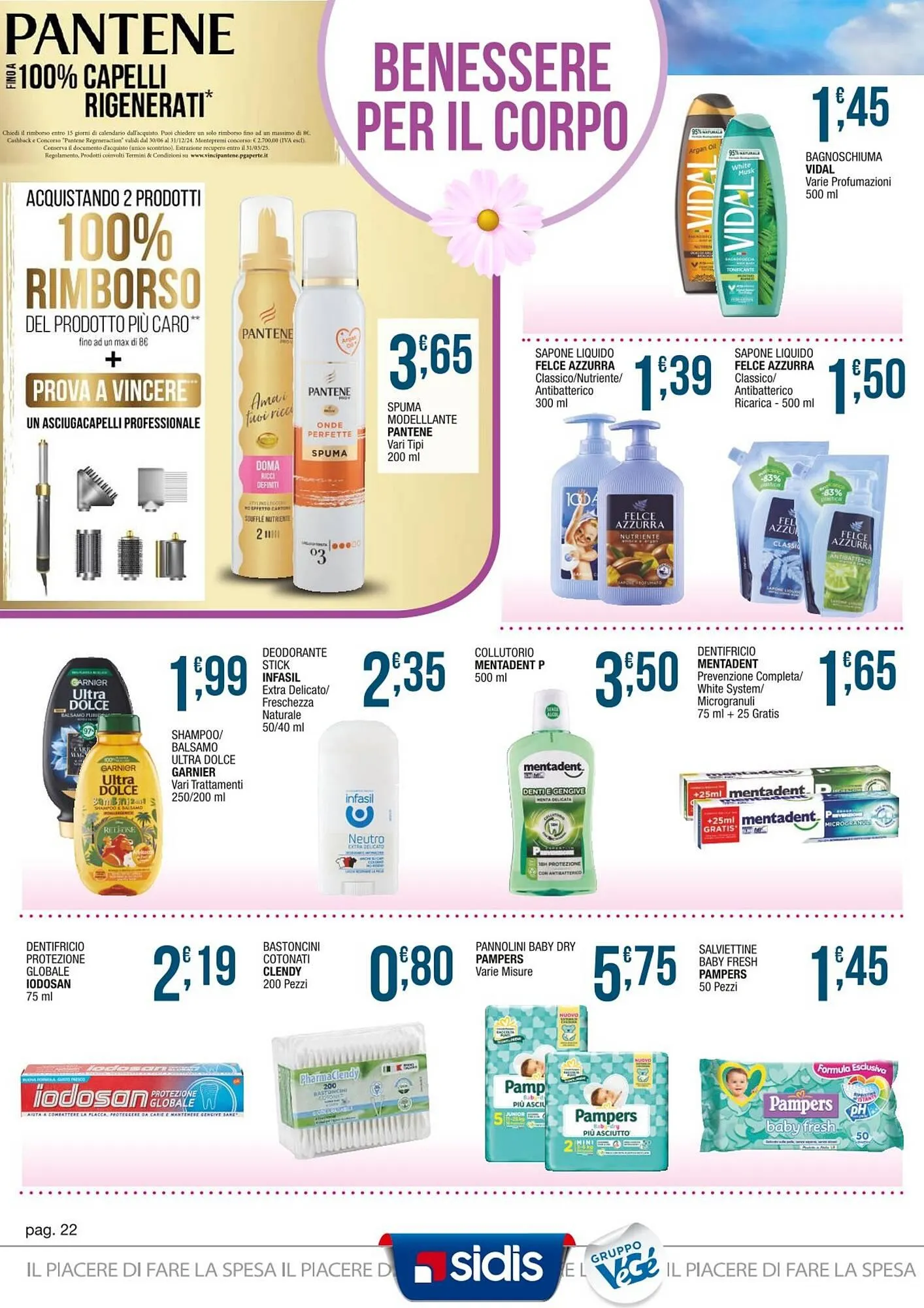 Volantino Maxi Sidis da 26 agosto a 7 settembre di 2024 - Pagina del volantino 22