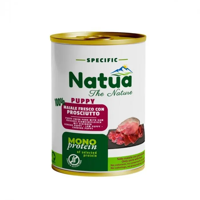 Natua Specific Puppy cibo per cani cuccioli prosciutto 400g