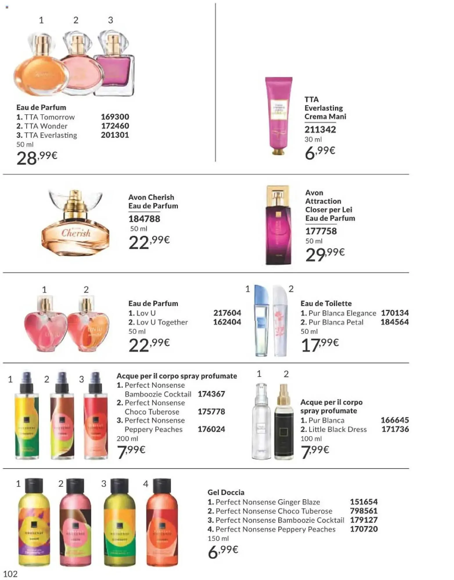Catalogo Avon da 1 marzo a 31 marzo di 2026 - Pagina del volantino 102