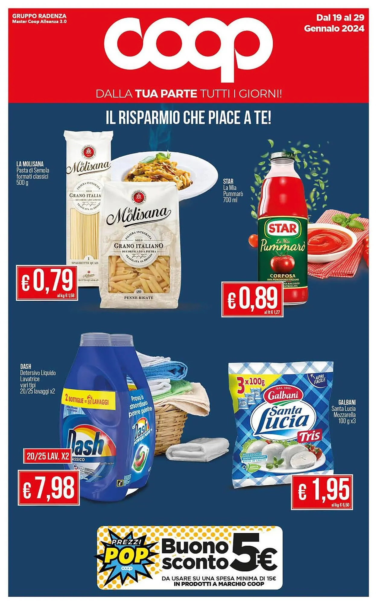 Volantino Coop Radenza da 19 gennaio a 29 gennaio di 2024 - Pagina del volantino 1