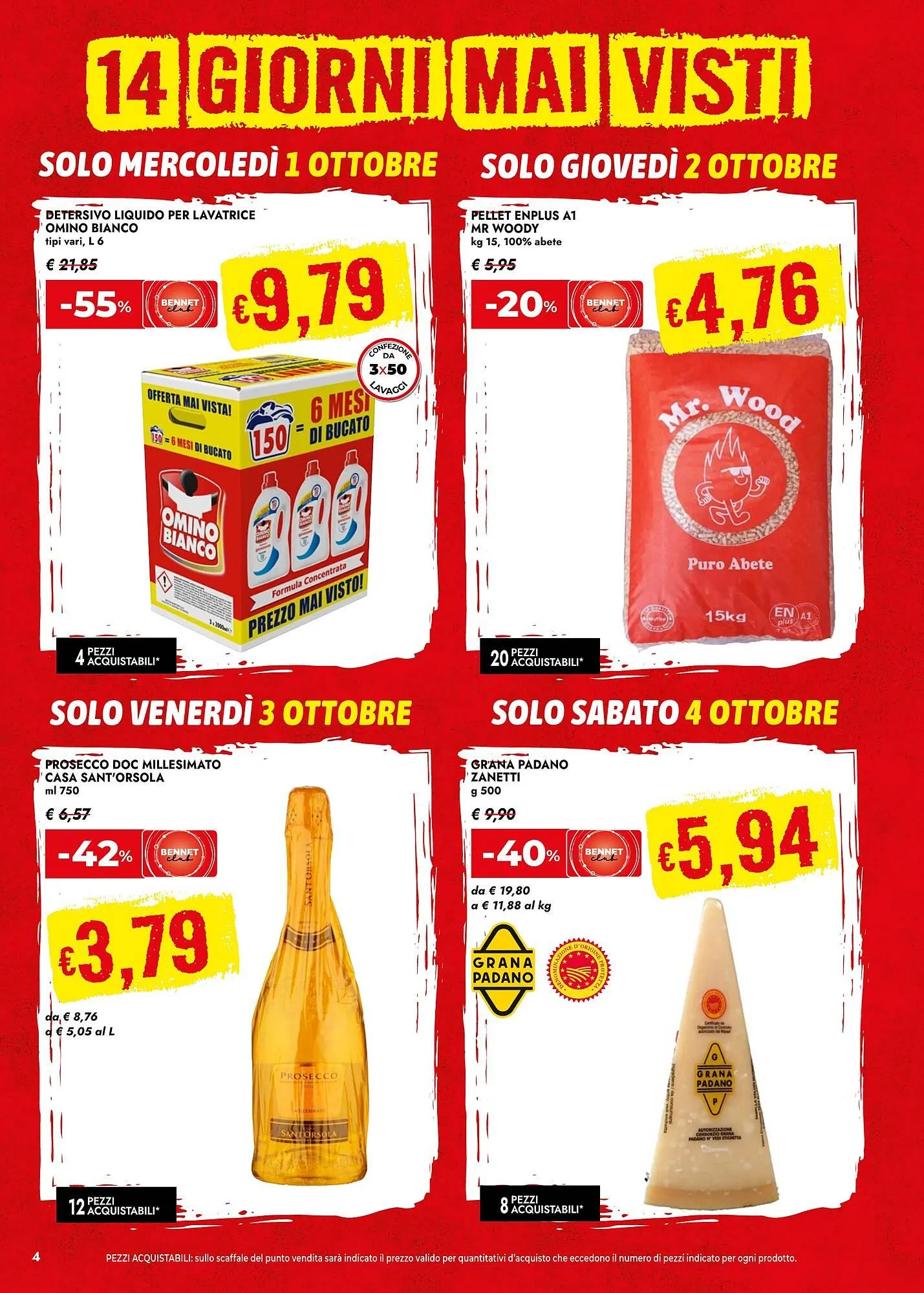 Volantino Bennet da 25 settembre a 8 ottobre di 2025 - Pagina del volantino 4