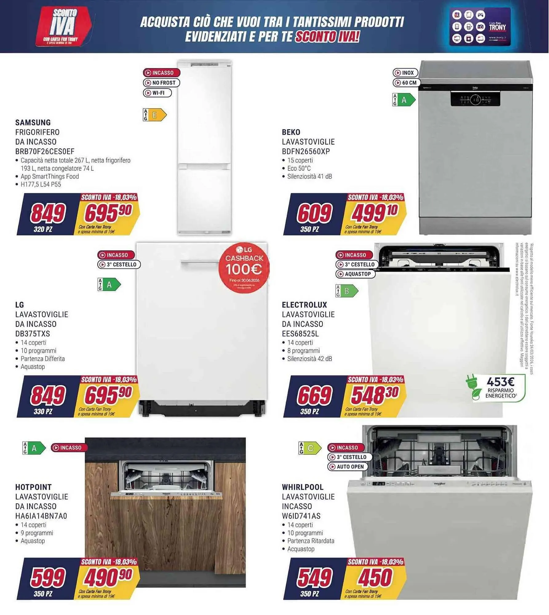 Volantino Trony da 2 aprile a 16 aprile di 2026 - Pagina del volantino 50