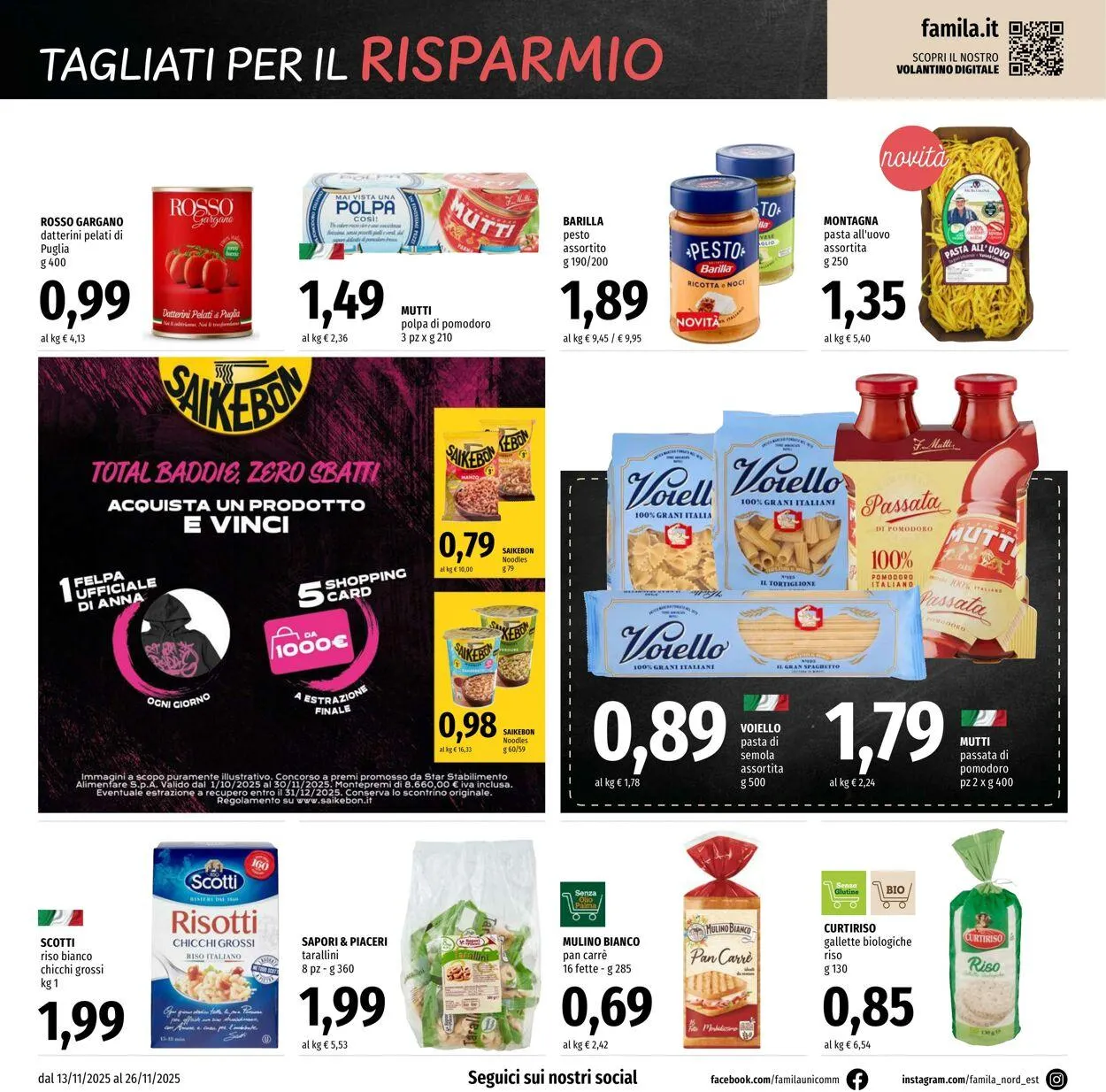 Famila Volantino attuale da 13 novembre a 26 novembre di 2025 - Pagina del volantino 12