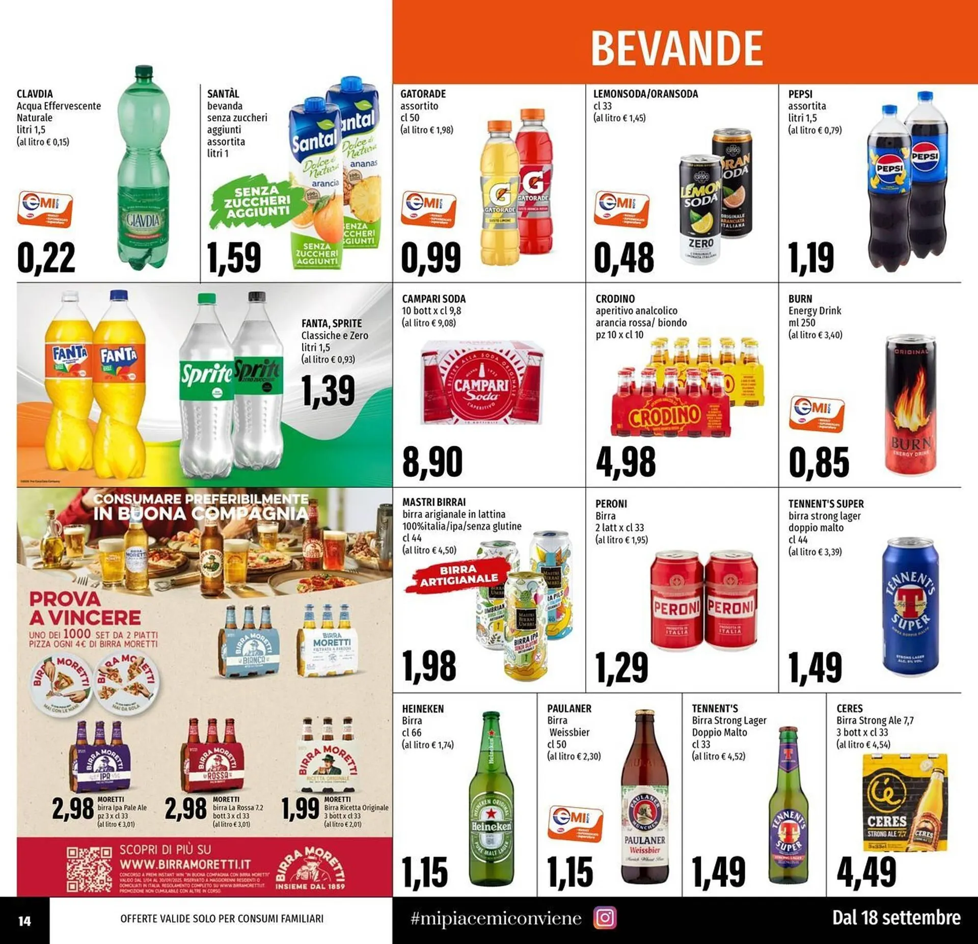 Volantino Emi Supermercati da 18 settembre a 1 ottobre di 2025 - Pagina del volantino 14