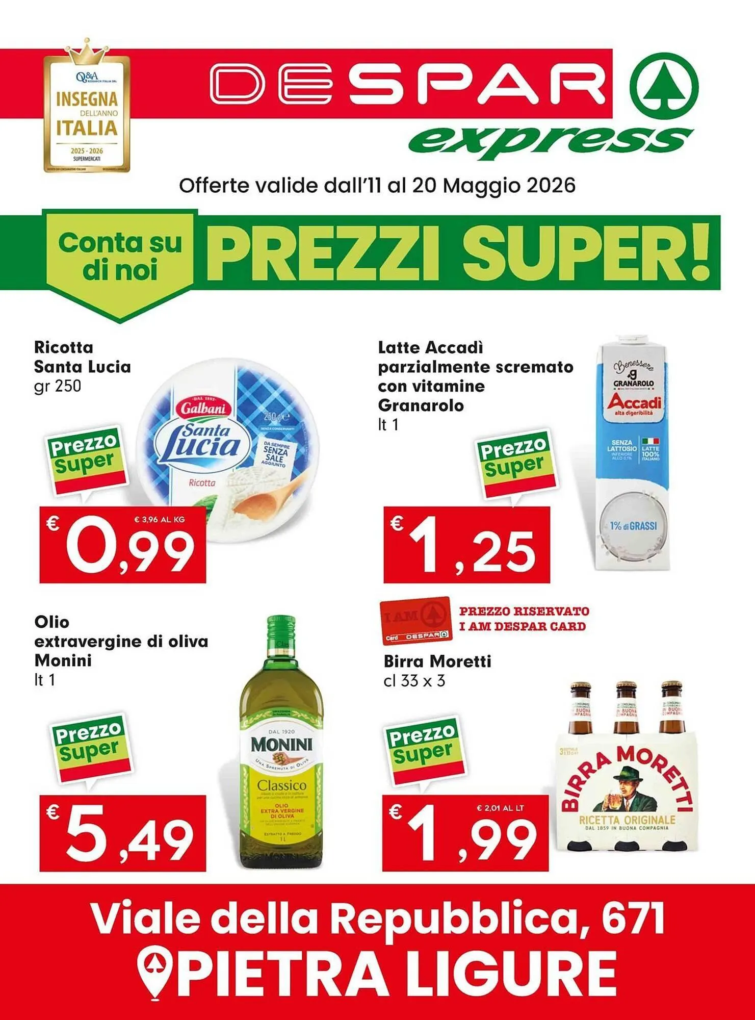 Volantino DeSpar Express da 11 maggio a 20 maggio di 2026 - Pagina del volantino 1