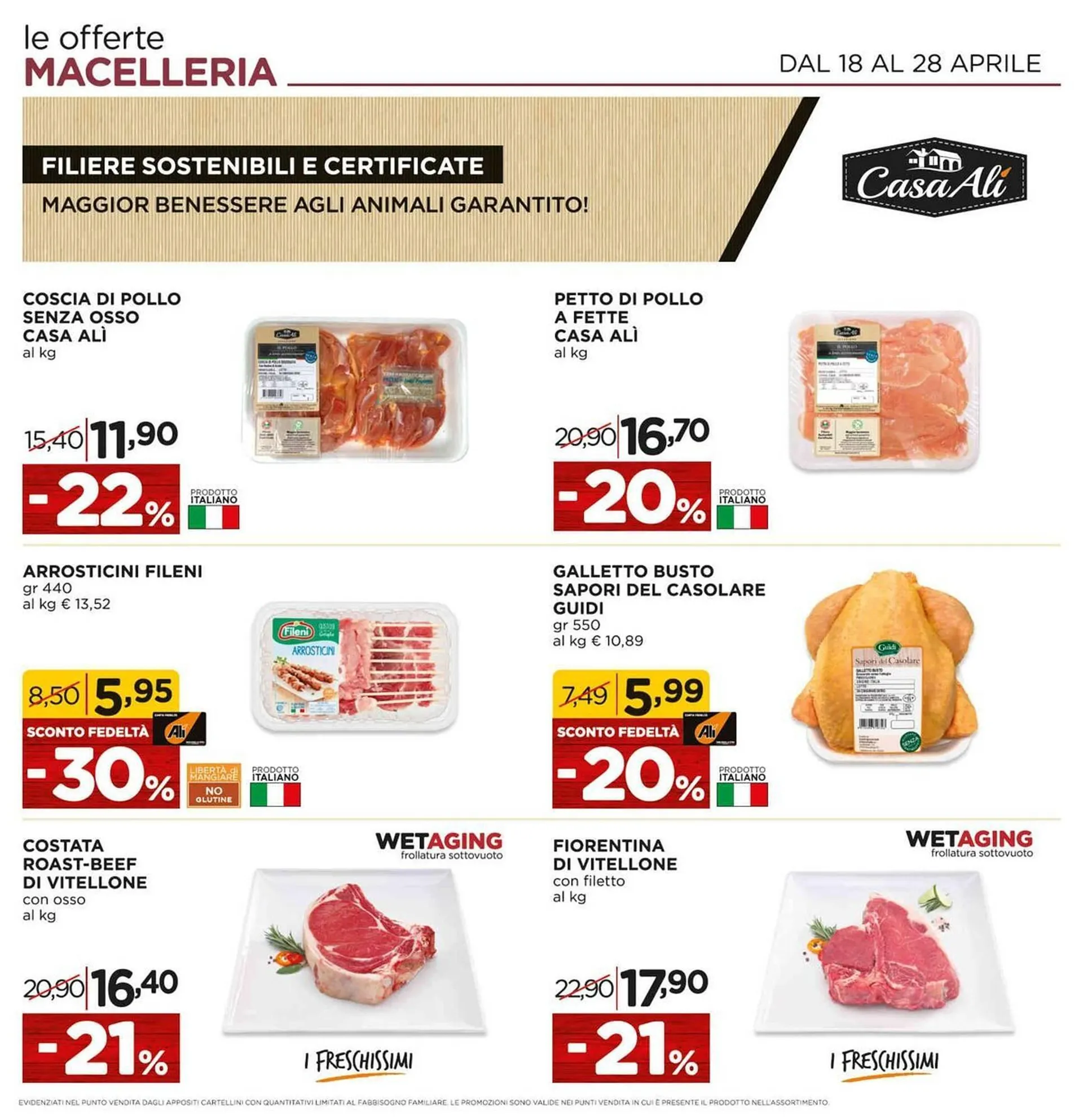 Volantino Alì Supermercati da 18 aprile a 28 aprile di 2024 - Pagina del volantino 7