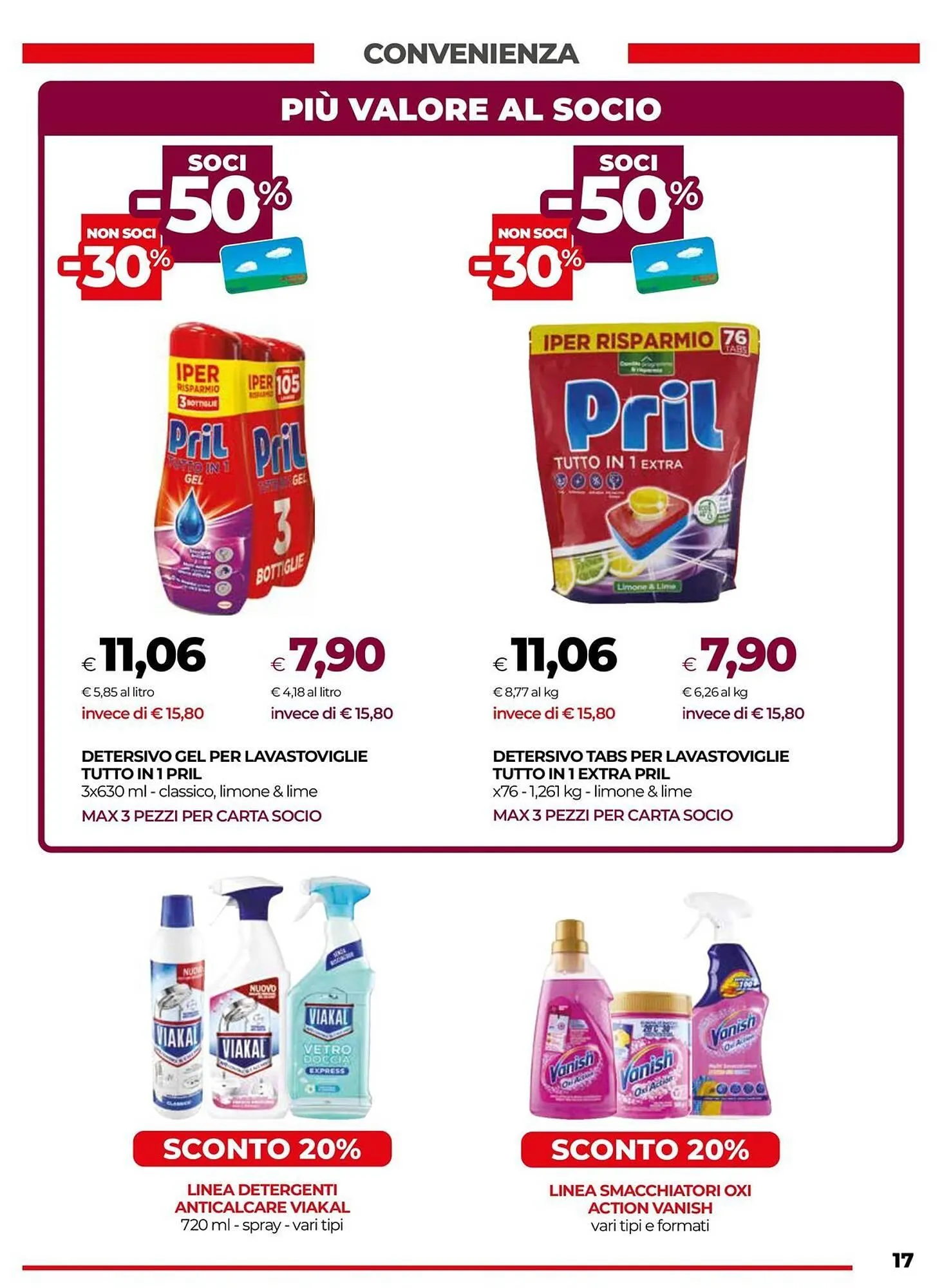 Volantino Unicoop da 5 giugno a 18 giugno di 2025 - Pagina del volantino 17