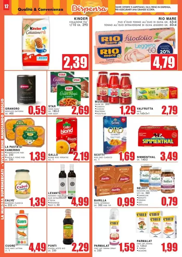 Mamma che convenienza da 5 maggio a 18 maggio di 2025 - Pagina del volantino 12