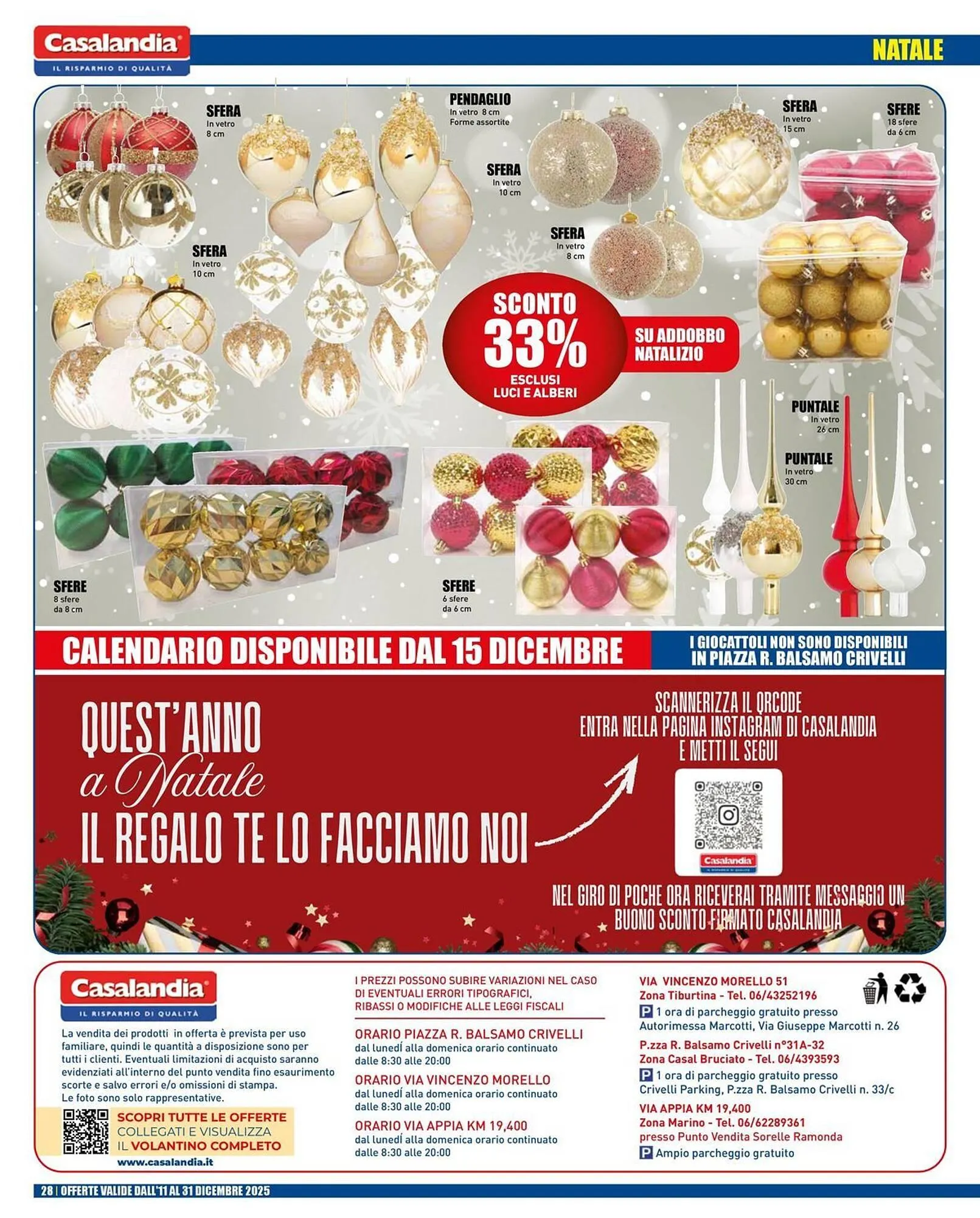 Volantino Casalandia da 11 dicembre a 31 dicembre di 2025 - Pagina del volantino 28