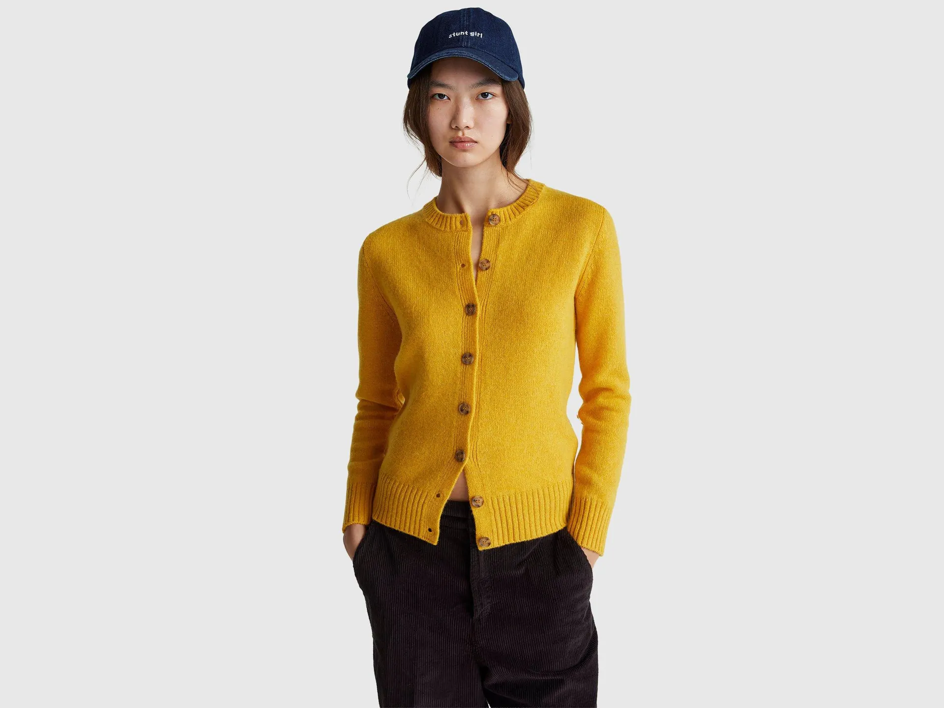 Cardigan in pura lana Shetland