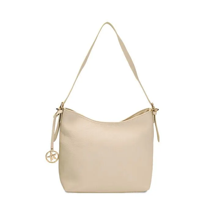 Borsa a spalla panna