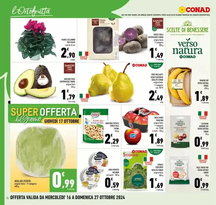 Campioni del risparmio da 16 ottobre a 27 ottobre di 2024 - Pagina del volantino 12