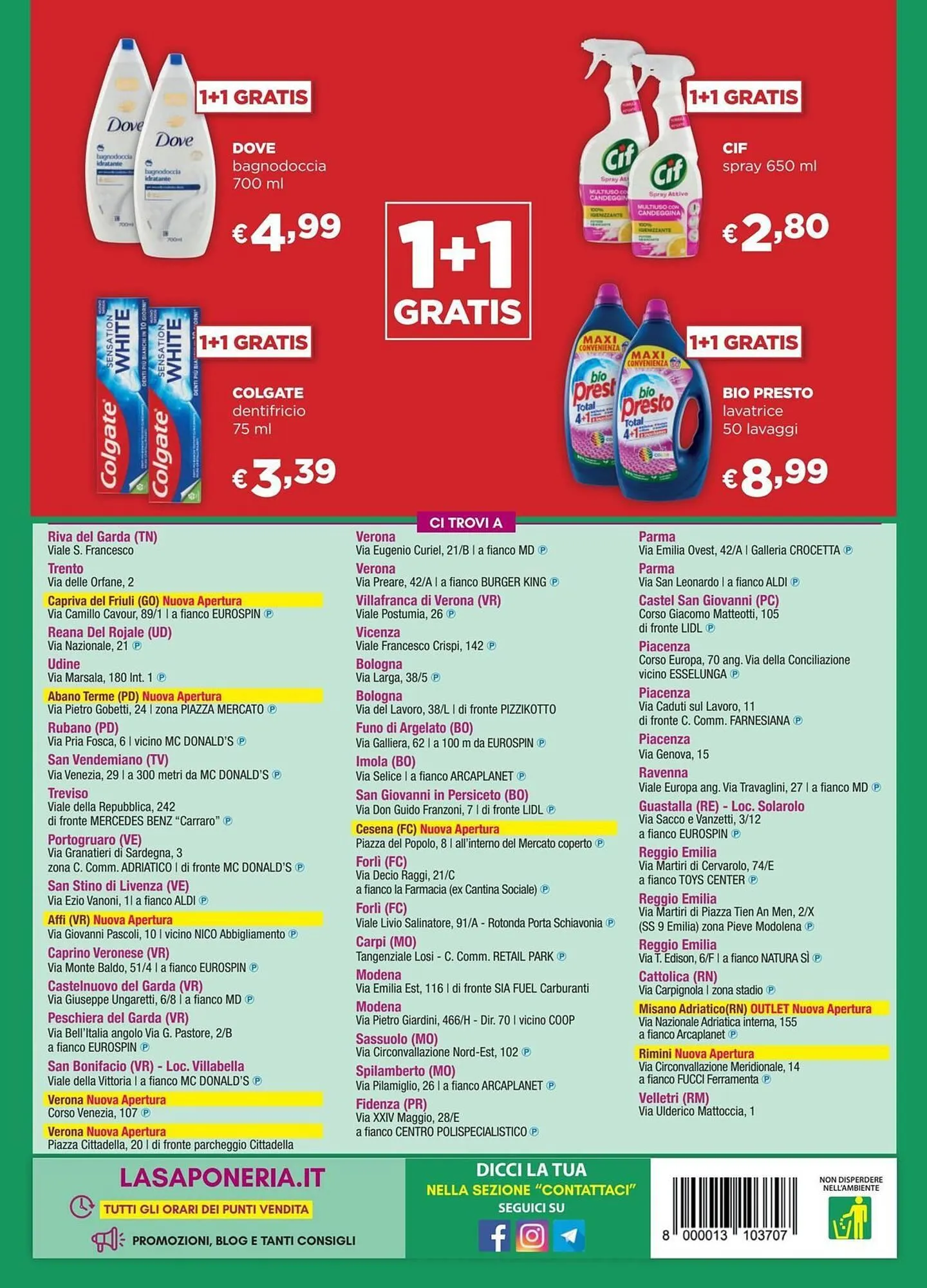 Volantino La Saponeria da 24 luglio a 12 agosto di 2025 - Pagina del volantino 16