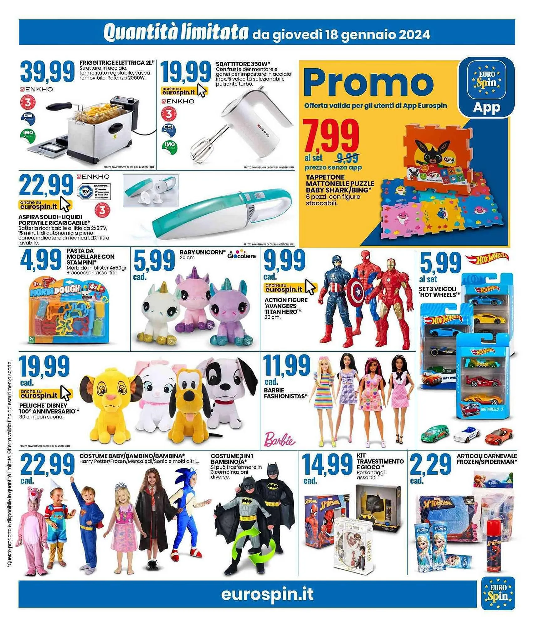 Volantino Eurospin da 18 gennaio a 28 gennaio di 2024 - Pagina del volantino 17