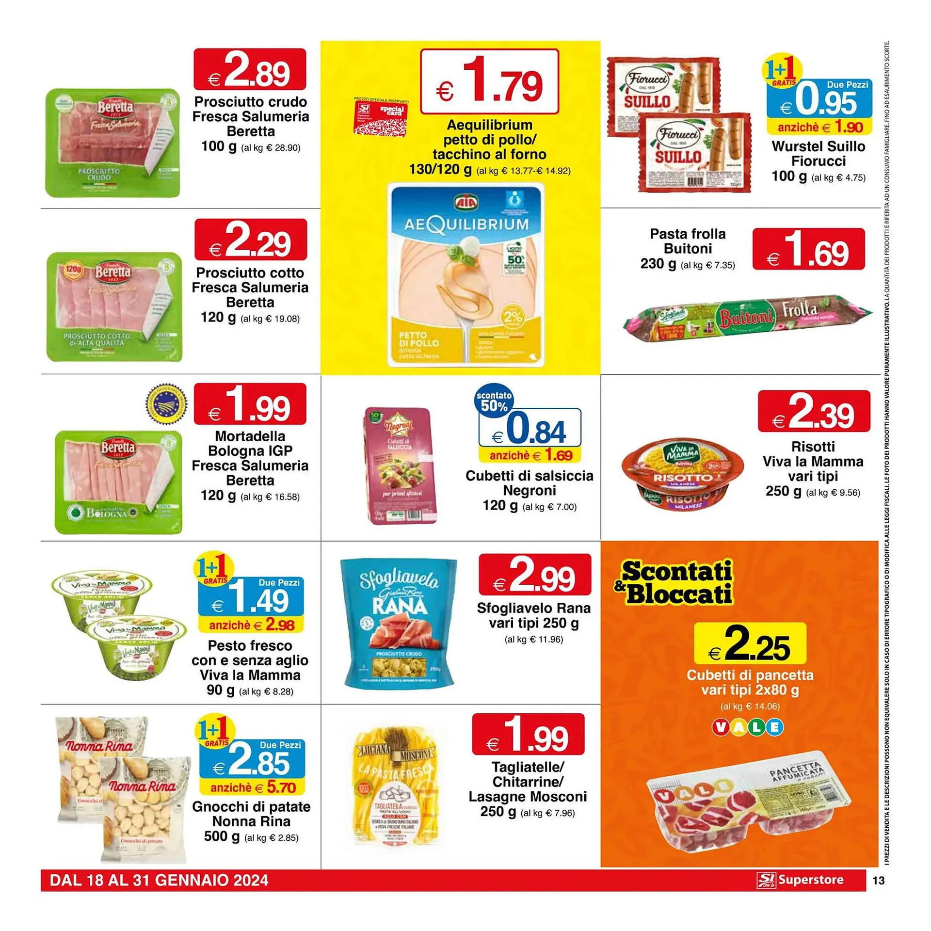 Volantino Sì con te Superstore da 18 gennaio a 31 gennaio di 2024 - Pagina del volantino 13