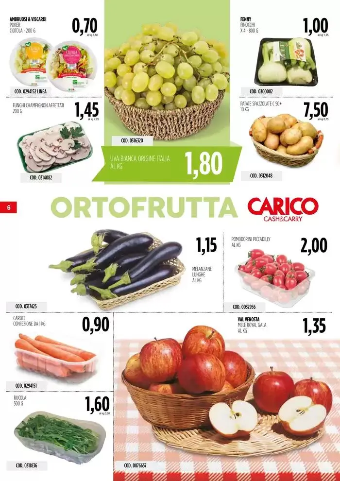 Carico Cash & Carry - Anniversario da 26 settembre a 9 ottobre di 2024 - Pagina del volantino 6