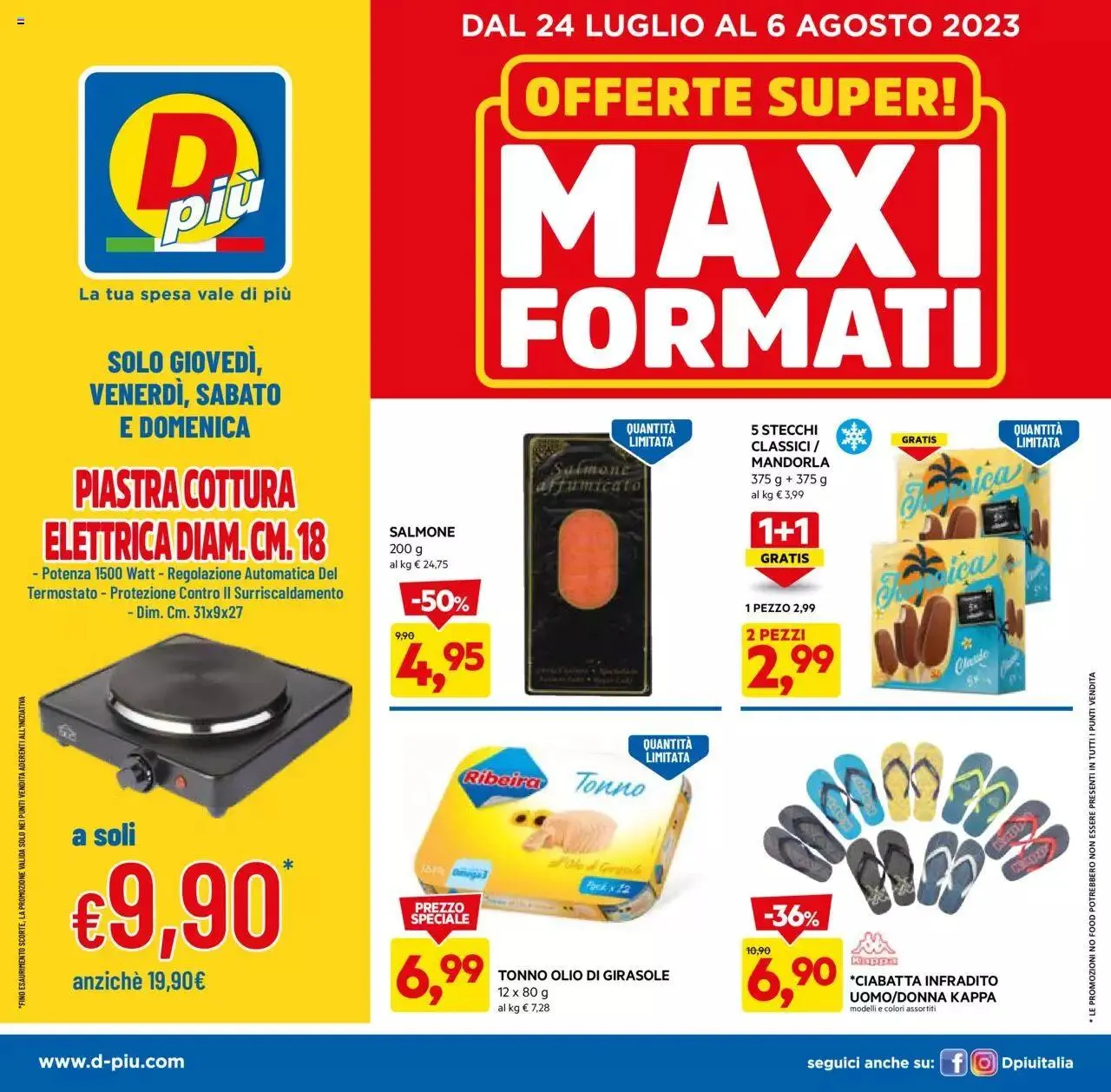 Volantino D Più da 24 luglio a 6 agosto di 2023 - Pagina del volantino 1