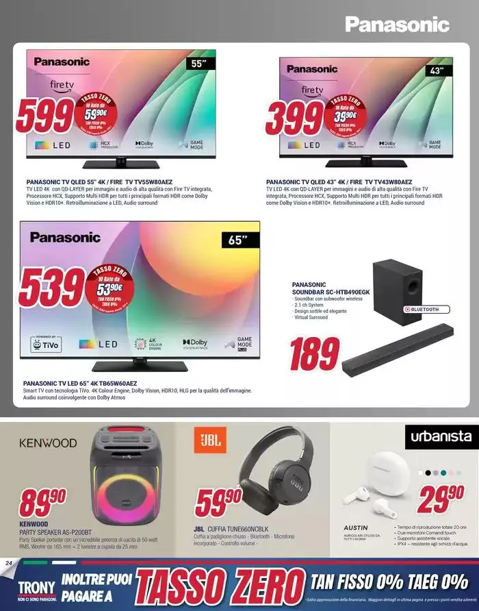 Nuove offerte da Trony! da 16 gennaio a 5 febbraio di 2025 - Pagina del volantino 24