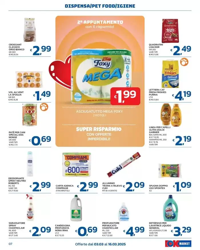 Super risparmio da 3 marzo a 16 marzo di 2025 - Pagina del volantino 7