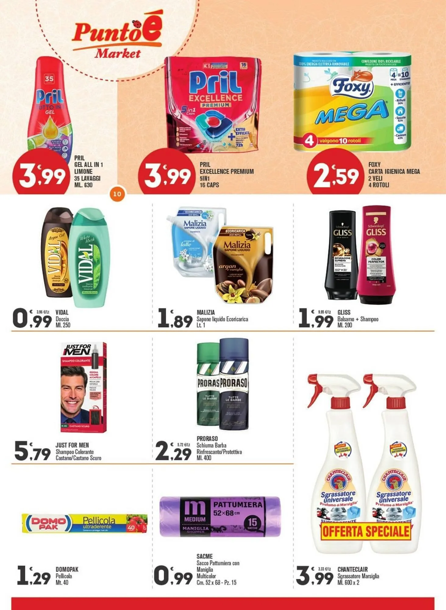 Volantino Punto é market da 8 dicembre a 21 dicembre di 2025 - Pagina del volantino 10