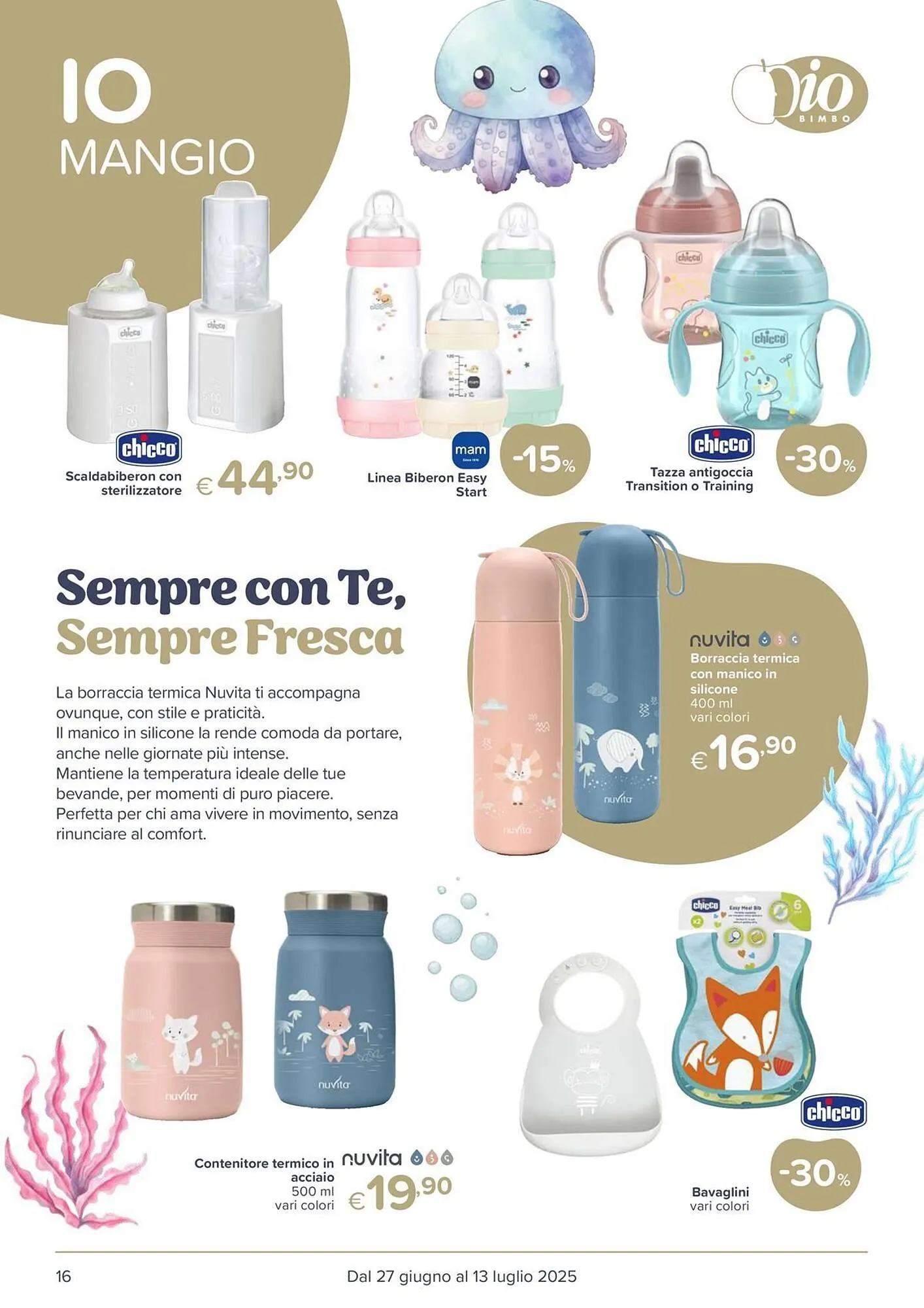 Volantino Io Bimbo da 27 giugno a 13 luglio di 2025 - Pagina del volantino 16