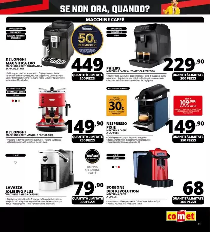 Black Friday Gran Finale da Comet! da 27 novembre a 2 dicembre di 2024 - Pagina del volantino 31