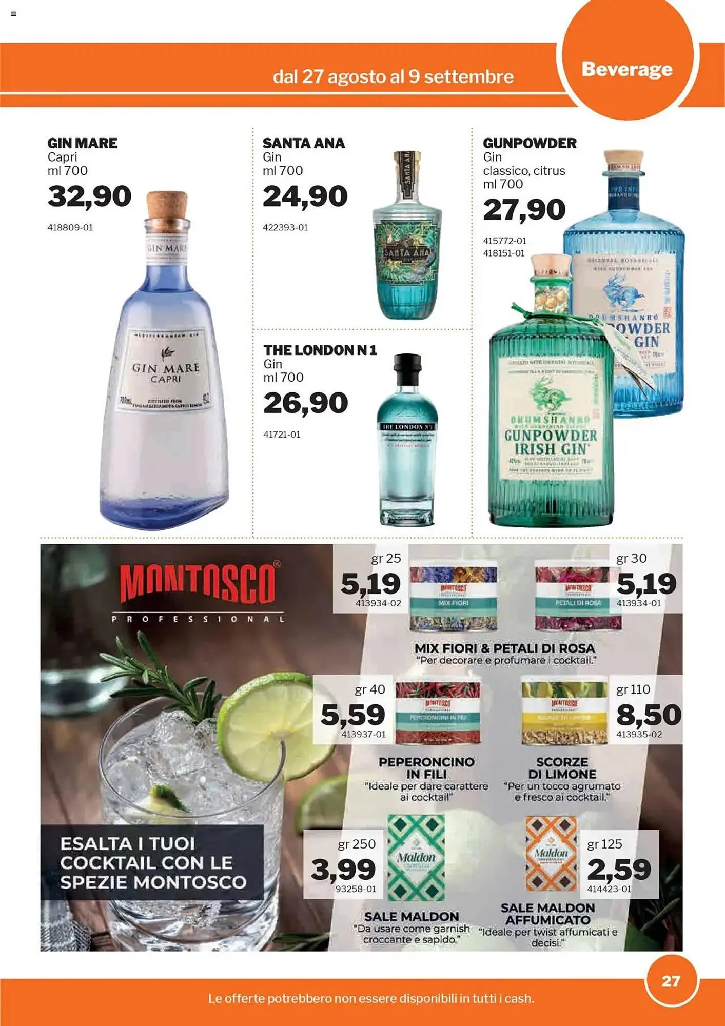 Volantino GrosMarket da 27 agosto a 9 settembre di 2025 - Pagina del volantino 27